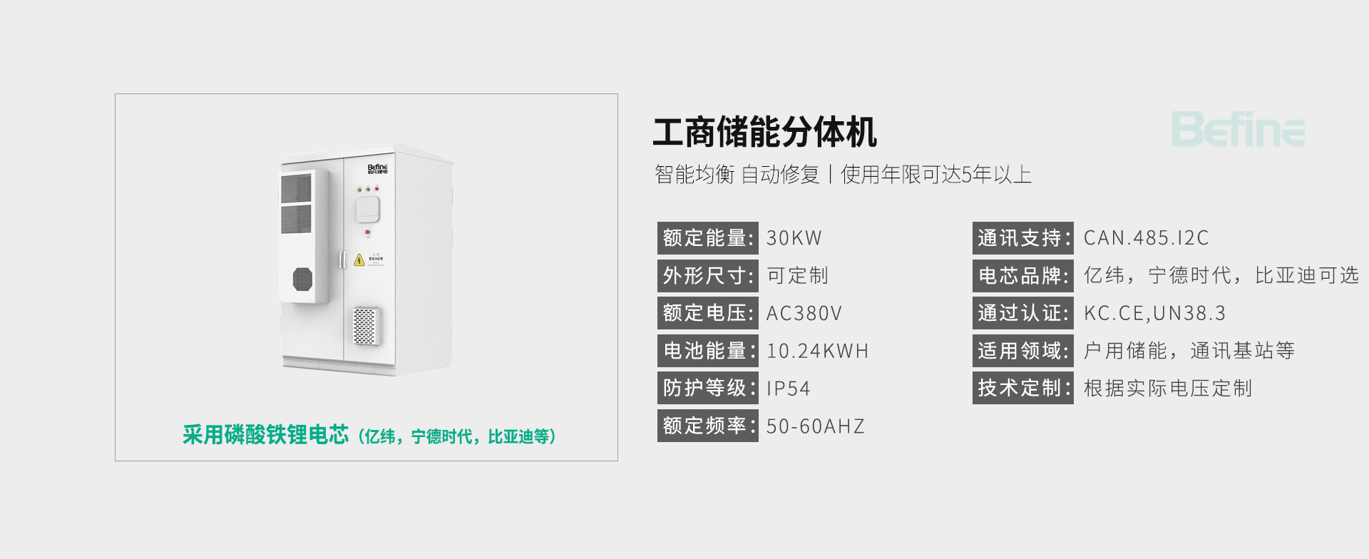 30KW/90KW/120KW工商儲能一體機(jī)(圖3)